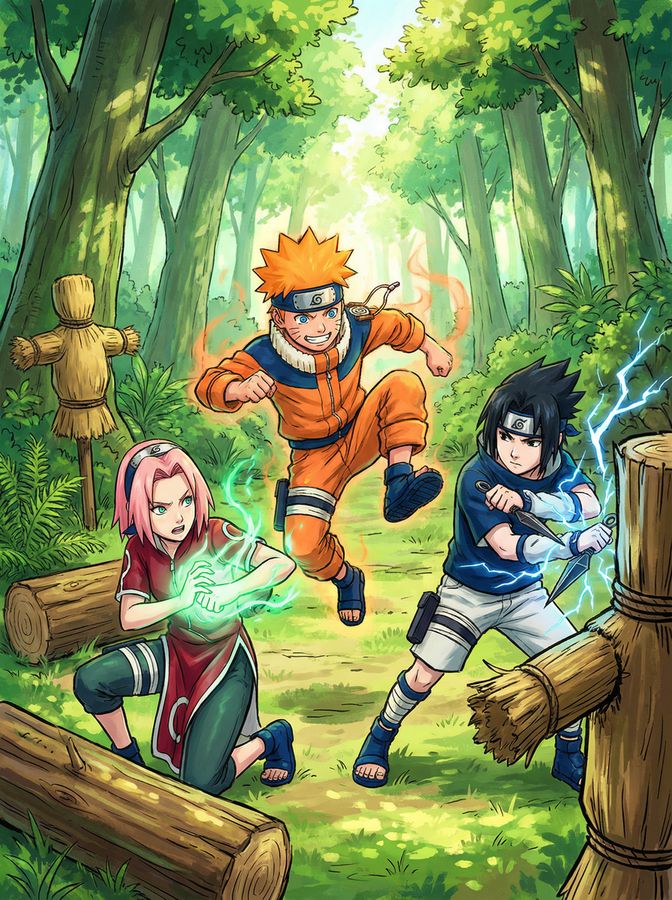 黄色仓库木叶村-樱花武士