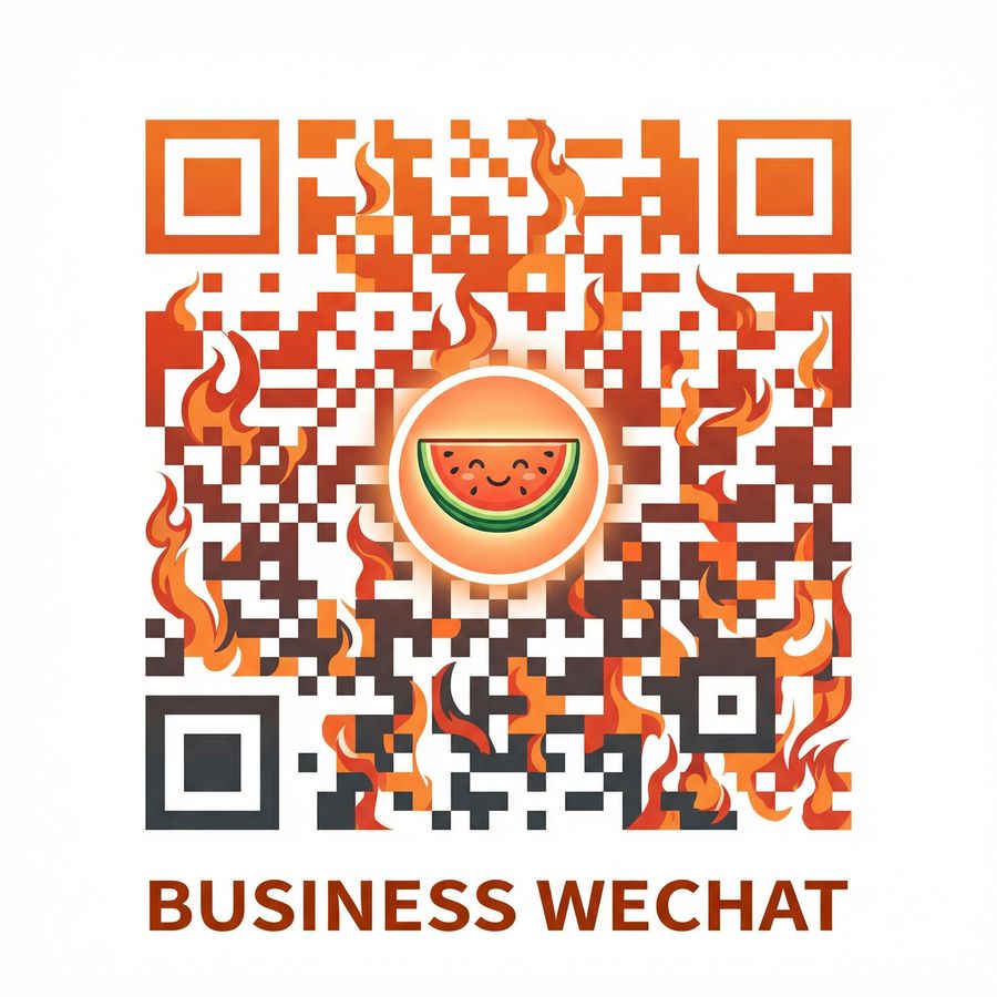 黄色仓库商务二维码